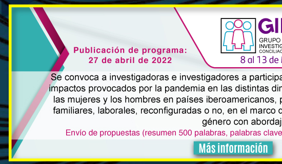 II Seminario Virtual GIIMCCO sobre Mujeres y Hombres frente a la crisis (Más información)